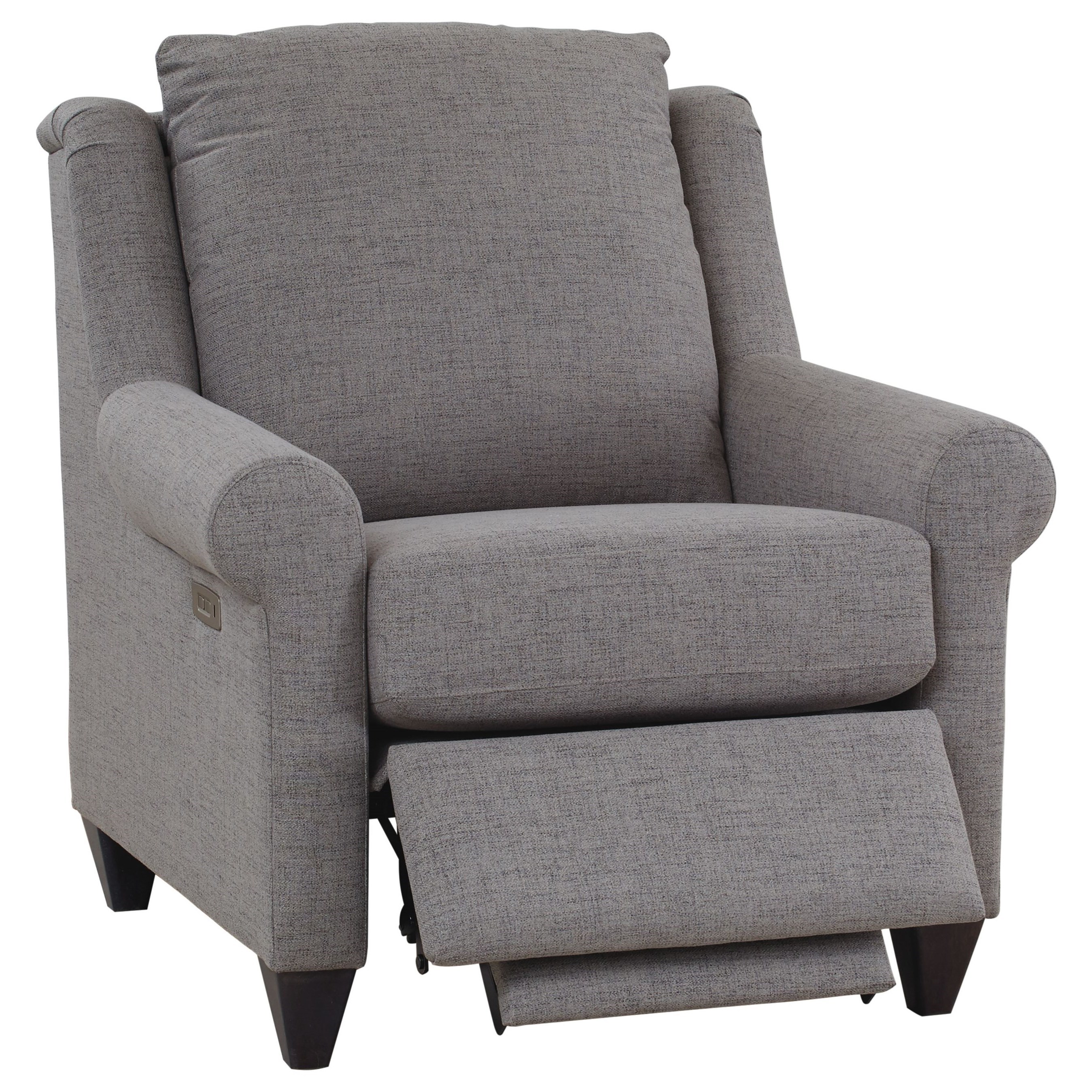 Bassett Magnificent Motion Customizable Power Headrest Recliner with